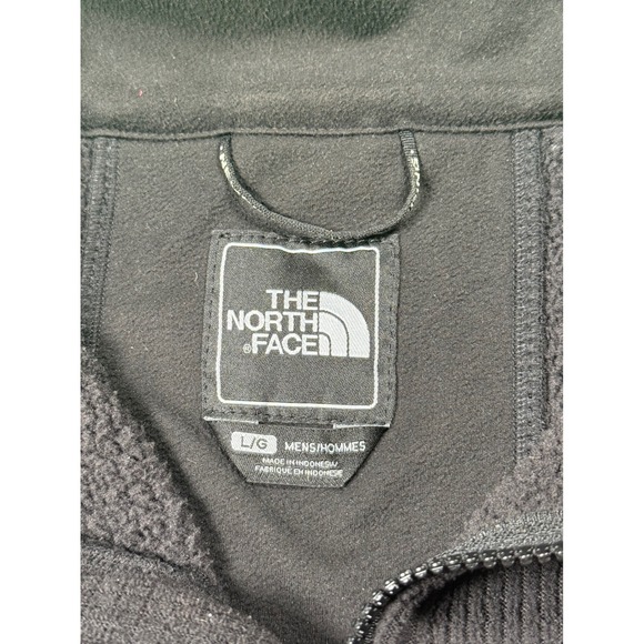The North Face Mens Fleece Jacket Full Zip Black Large Lightweight Outdoor - Picture 3 of 7